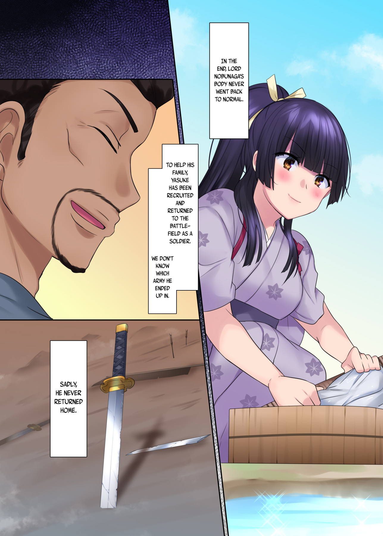 Hentai Manga Comic-Honnoji Transformation ~Nobunaga was Turned into a Girl~-Read-37